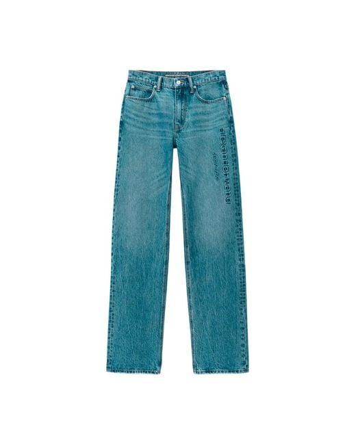 Alexander Wang Blue Blaue bootcut jeans