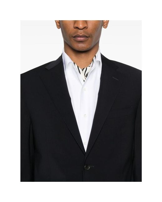 Corneliani Kostuums ,Zwart Jurk Met Knopen in het Black voor heren