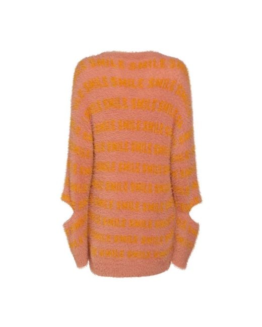 Stella McCartney Orange Round-Neck Knitwear