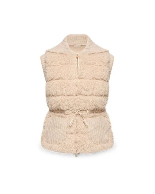 Moncler Natural Waistcoats