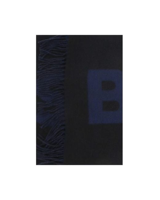 Boss Blue Winter Scarves