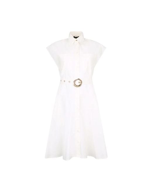 Liu Jo White Shirt Dresses