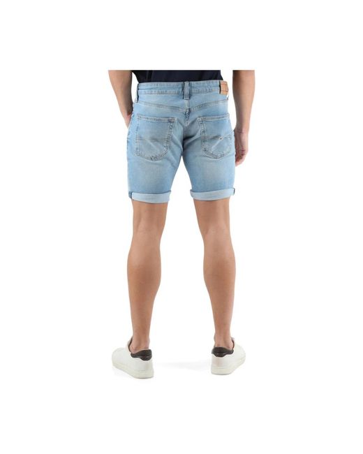 Tommy Hilfiger Vintage denim five-pocket scanton shorts in Blue für Herren
