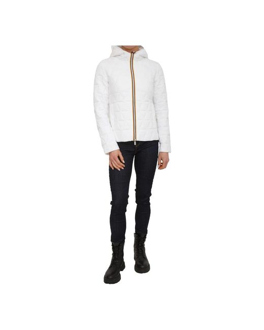 Light Jackets K-Way en coloris White
