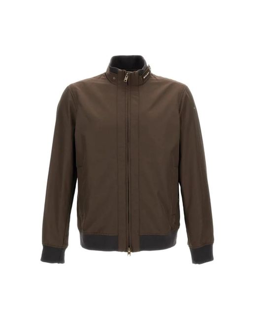 Woolrich Brown Bomber Jackets for men