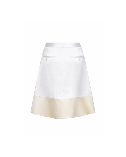 Totême  White Short Skirts