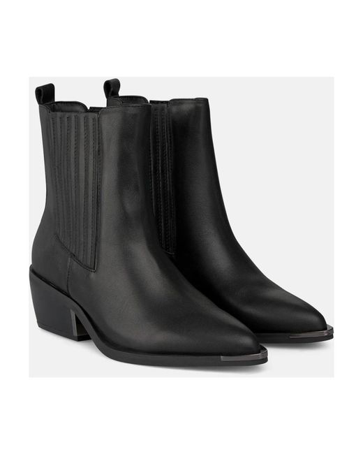 Alma En Pena. Black Cowboy & Biker Boots
