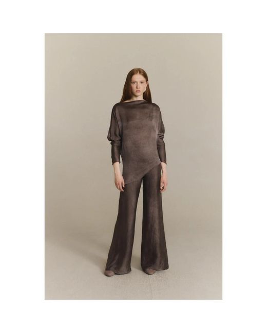 Cortana Brown Wide Trousers