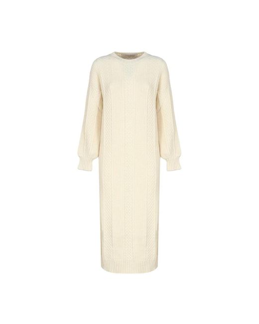 Golden Goose Deluxe Brand Natural Knitted Dresses