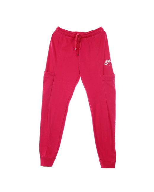 red nike sweatpants