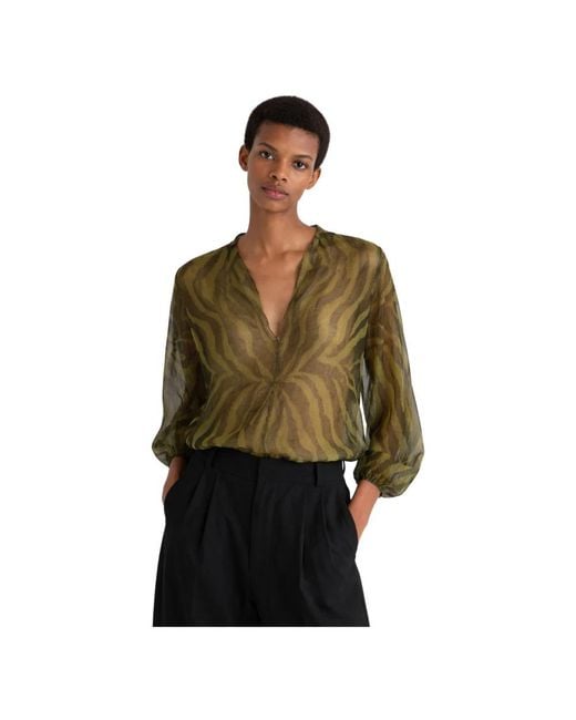Akep Green Blouses