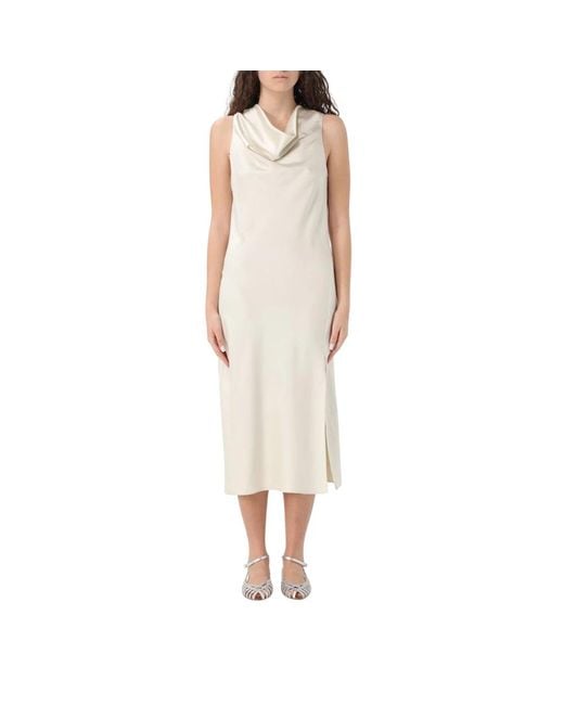 Midi Dresses Patrizia Pepe de color White