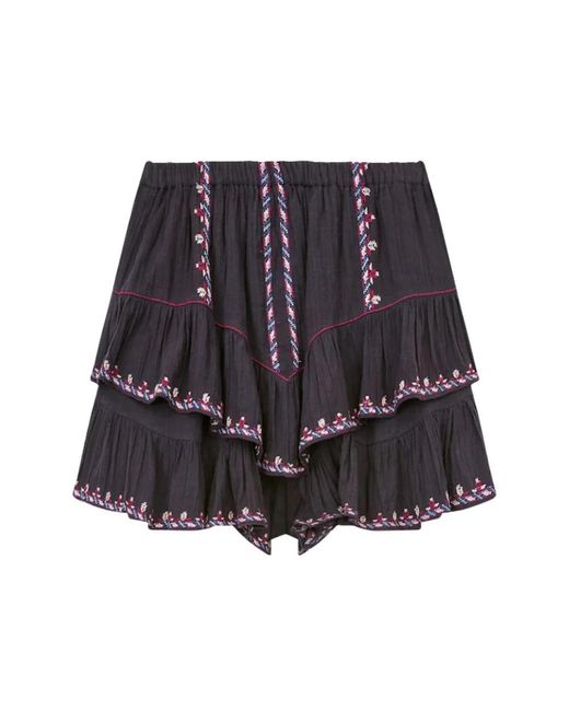 Short Skirts Isabel Marant de color Black