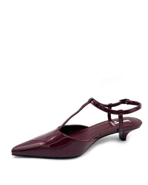 Jeannot Purple Pump T-Bar