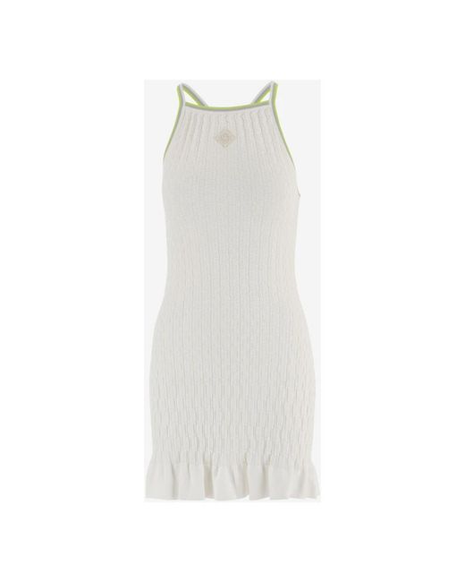 Casablanca White Knitted Dresses