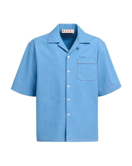 Marni Hemden in Blue für Herren
