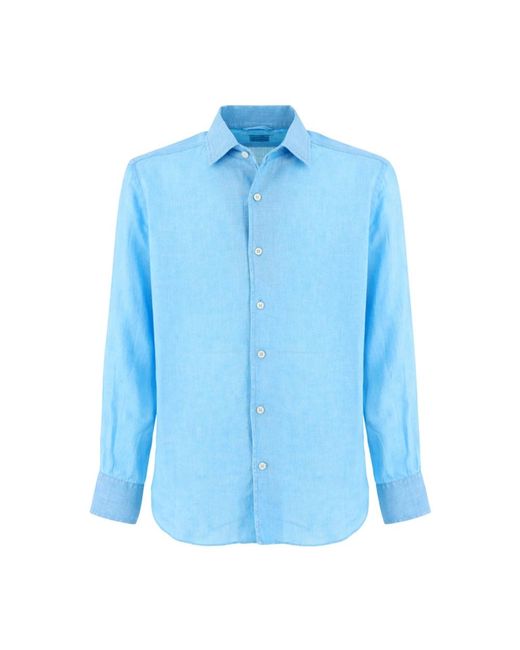 Mc2 Saint Barth Blue Casual Shirts for men