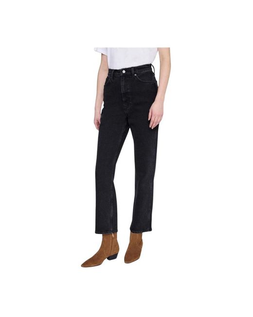 Anine Bing Blue Cropped Jeans