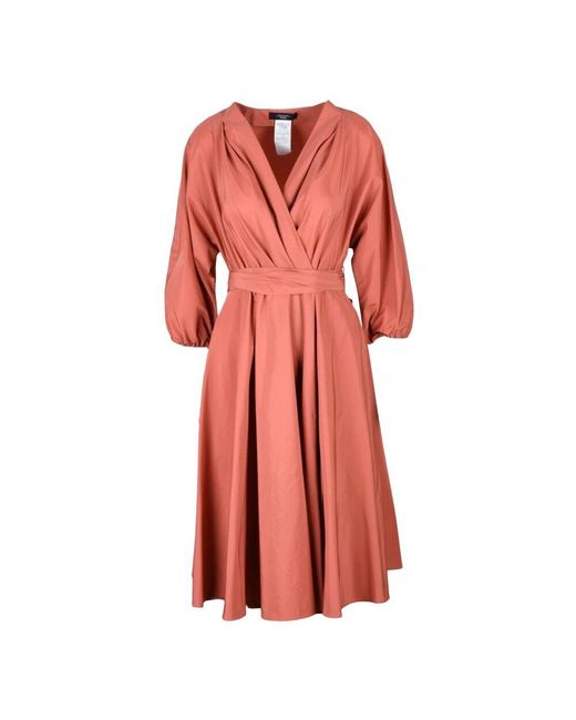 Weekend by Maxmara Red Wrap Dresses