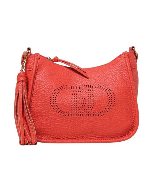 Liu Jo Red Cutout Crossbody Tasche