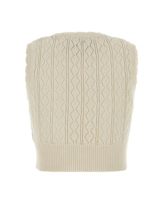 Vivienne Westwood Natural Round-Neck Knitwear