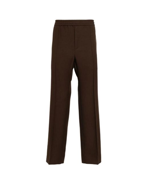 Gucci Brown Straight Trousers for men