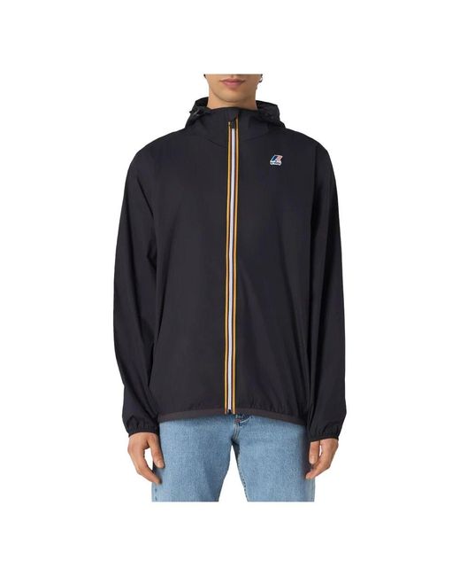K-Way Black Light Jackets for men
