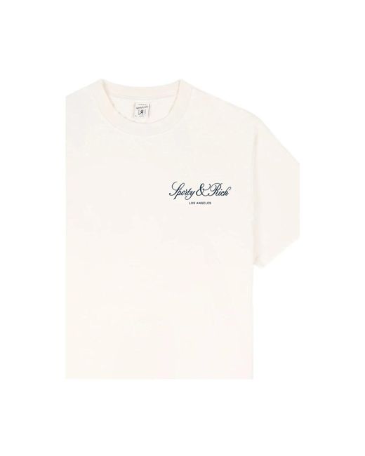 Sporty & Rich White T-Shirts