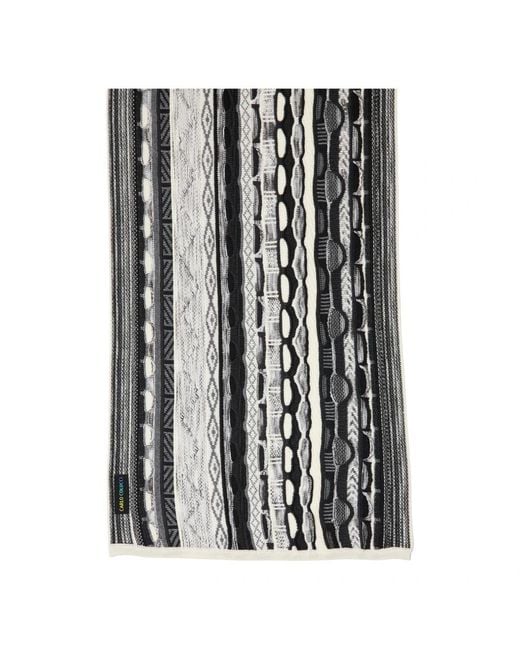 carlo colucci Black Winter Scarves for men