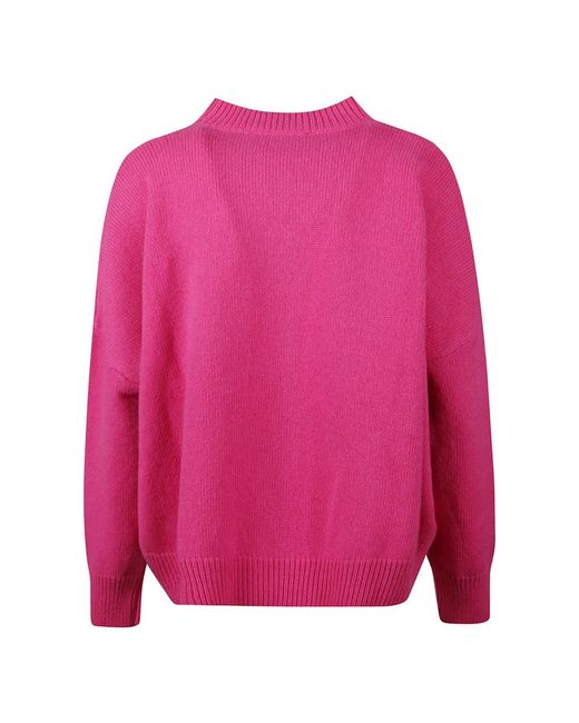 Giada Benincasa Pink Heartbeat Sweater