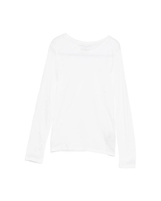 Top Short Sleeve Basic By Majestic Filatures In White, Size: S