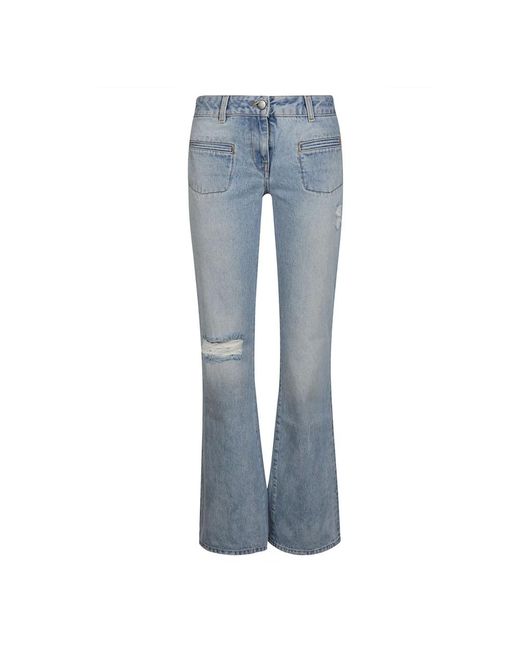 Palm Angels Blue Denim bootcut jeans