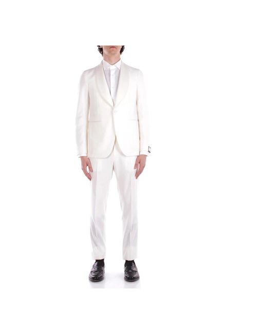 Single Breasted Suits di Tagliatore in Pink da Uomo