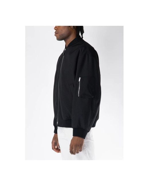 Jil Sander Gabardine Bomberjacke in Black für Herren