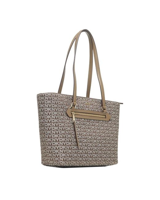 DKNY Gray Shopping Bags