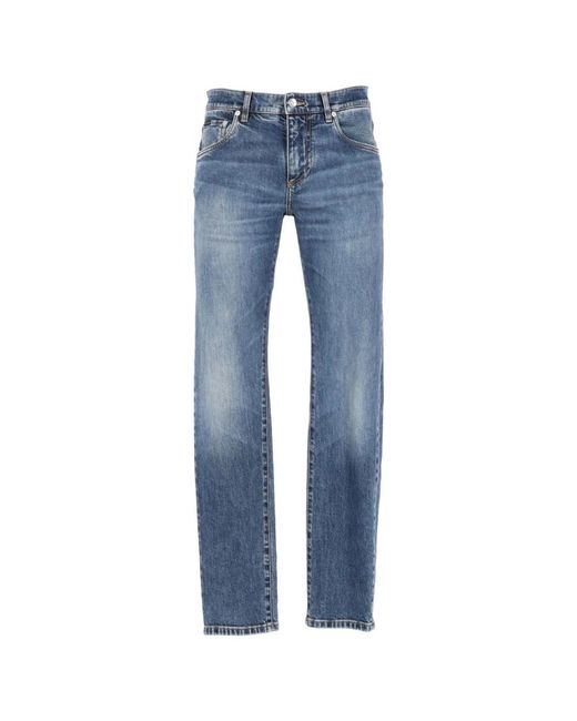 Dolce & Gabbana Blue Slim Fit Jeans for men