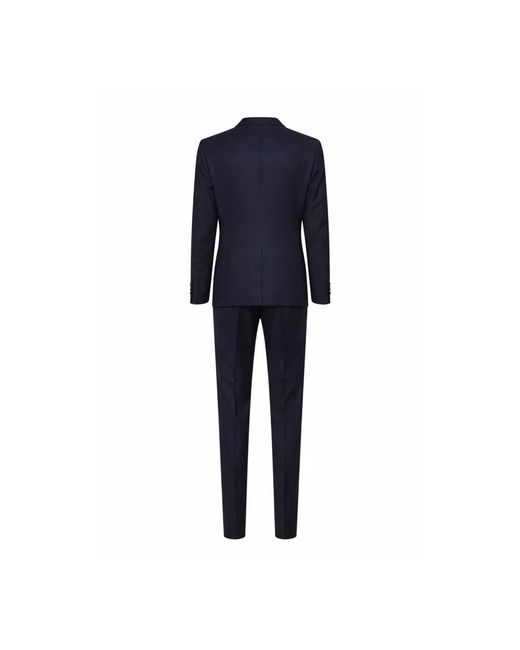 Tagliatore Double-Breasted Suit in het Blue voor heren
