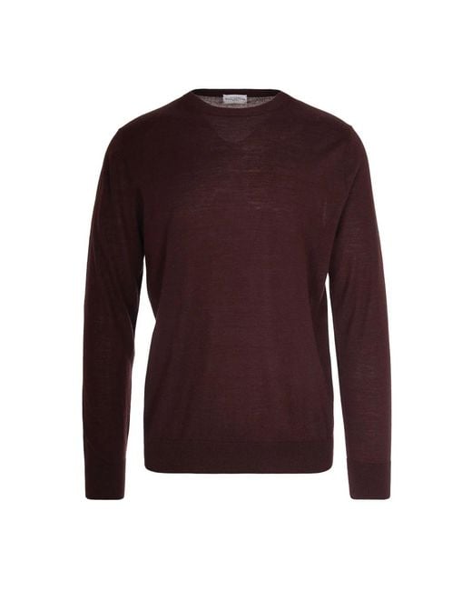 Ballantyne Purple Round-Neck Knitwear for men
