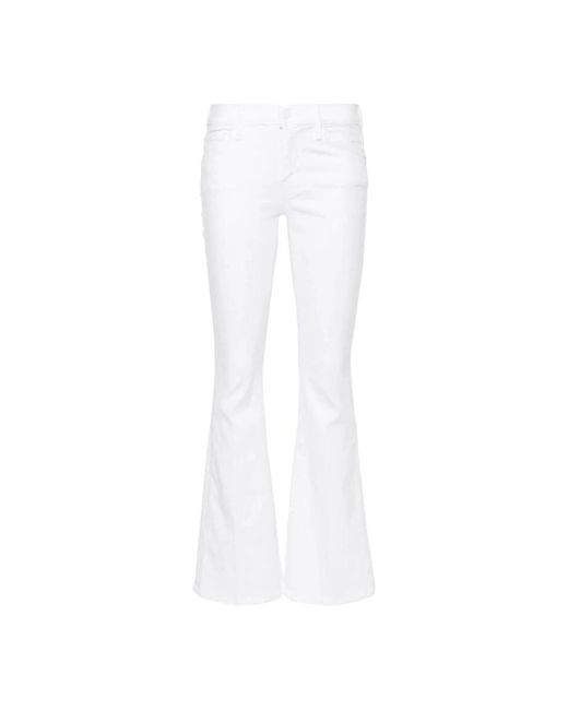 Mother White Weiße denim jeans
