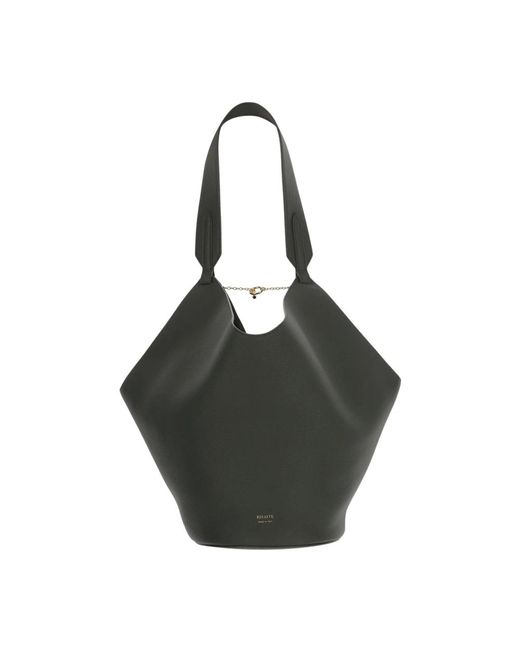 Khaite Black Eleganter Wollmantel