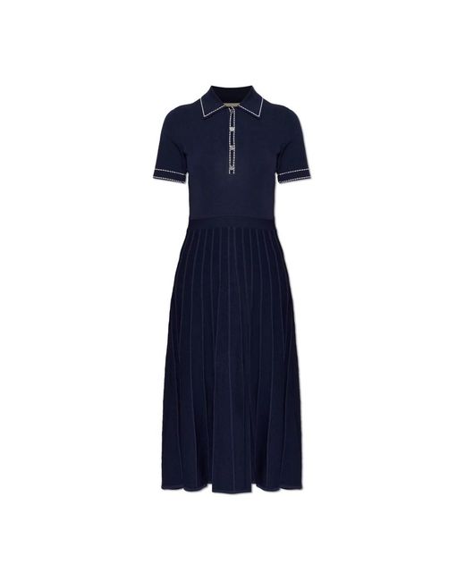 Michael Kors Blue Knitted Dresses