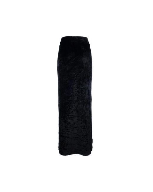 Balenciaga Black Maxi Skirts