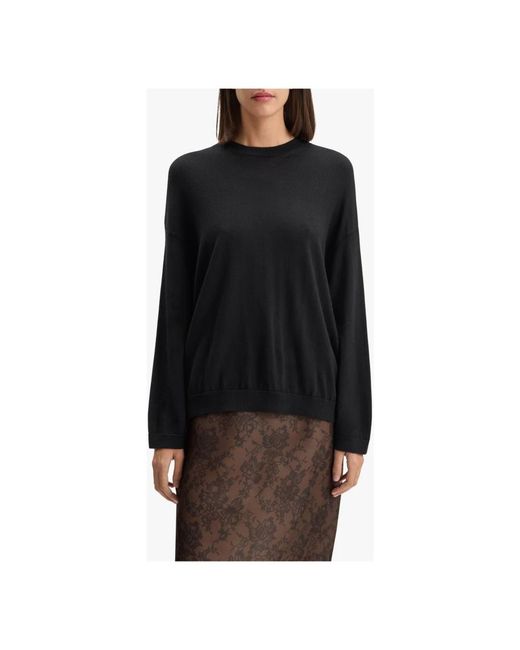 Round-Neck Knitwear BITE STUDIOS de color Black