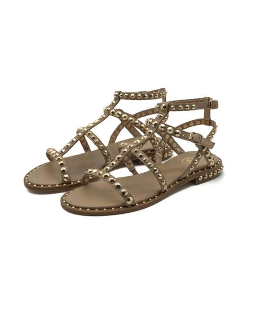 Flat Sandals di Ash in Natural