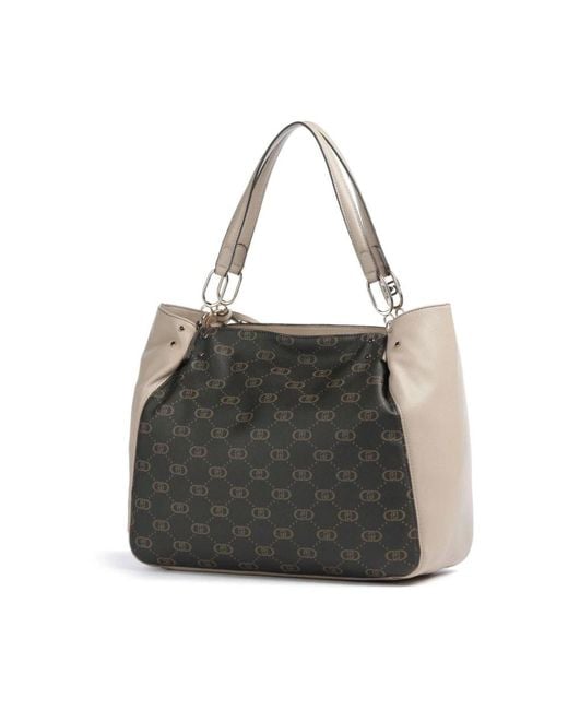 Liu Jo Black Schultertasche Mit Logo-Anhänger