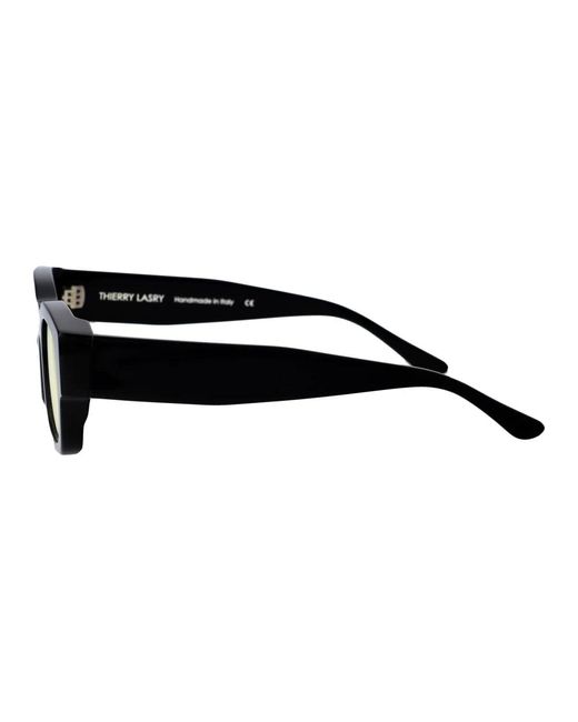 Thierry Lasry Black Stylische foxxxy sonnenbrille für den sommer