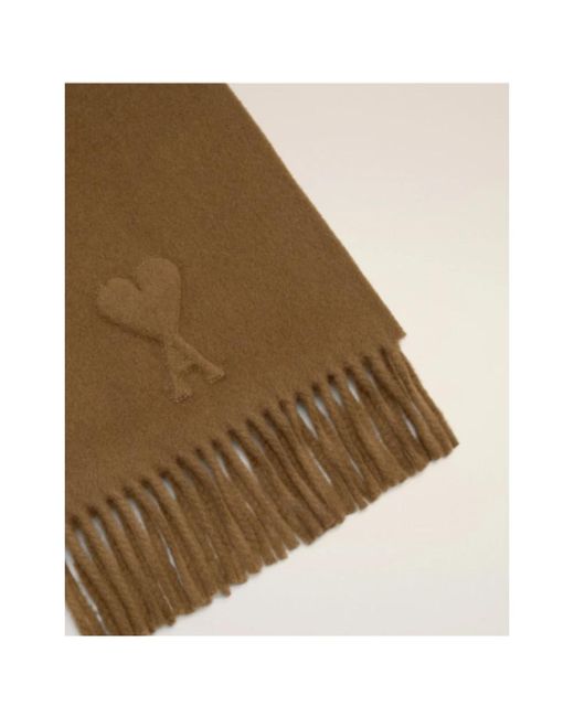 Winter Scarves di AMI in Brown