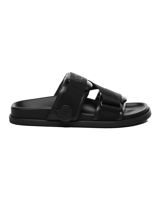 Moncler Black Sliders