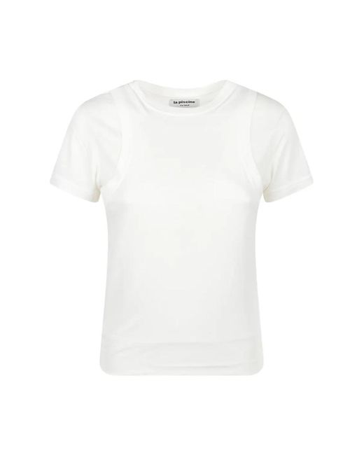 LA PISCINE White T-Shirts