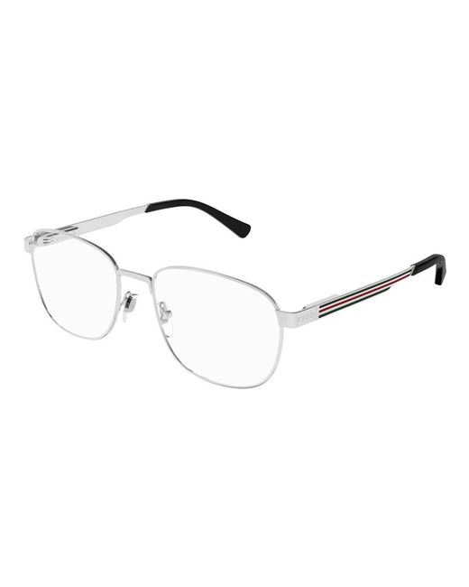 Gucci Glasses in het Metallic voor heren